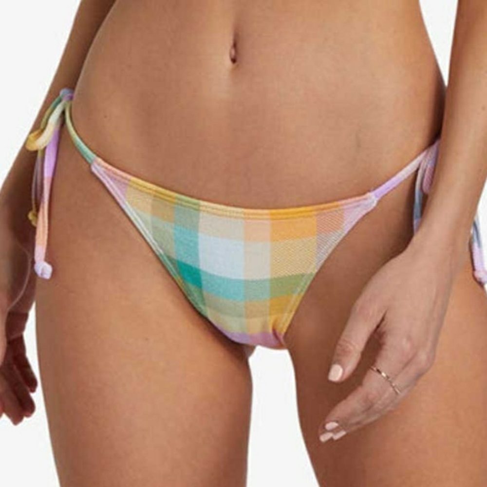 Billabong Orange Yellow Bikini Bottom LARGE Womens Summer Festival Swim